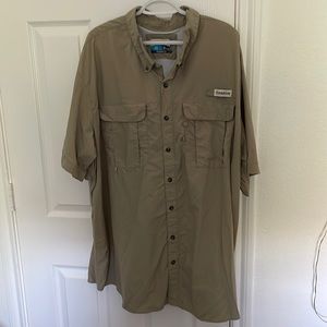 3XL Magellan Outdoors khaki-colored fishing shirt